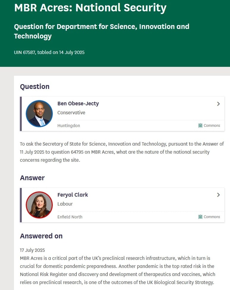 National Security Questions